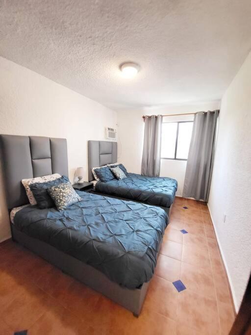 2 Rooms Apartment With Private Beach In Puerto Juarez Cancun Bagian luar foto