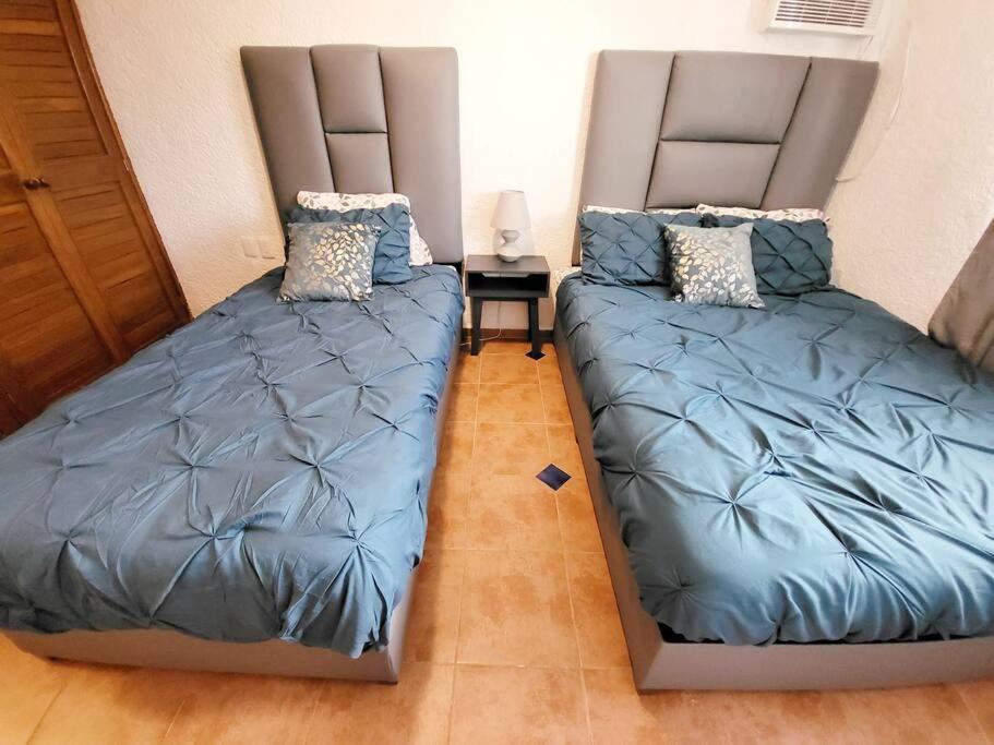 2 Rooms Apartment With Private Beach In Puerto Juarez Cancun Bagian luar foto